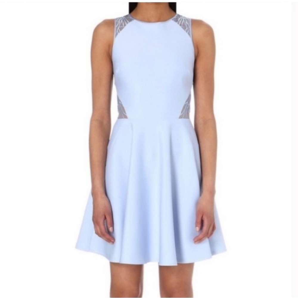 Ted Baker Light Blue Mini Dress